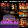 LED Lighted Liquor Bottle Display Shelf, 37 Inch Bar Display Shelf